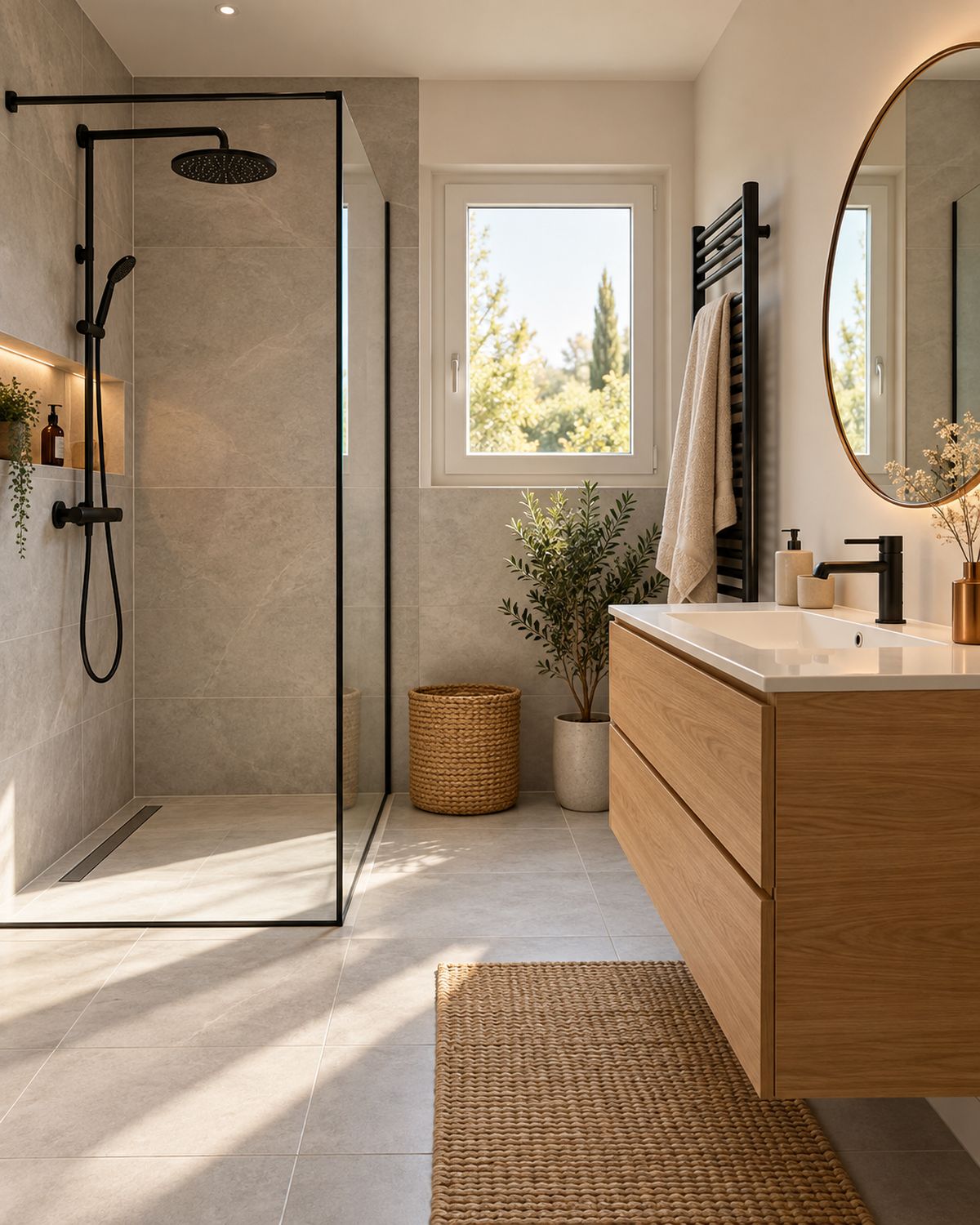 Salle de bain rénovée par Plombier Nyon à Nyon